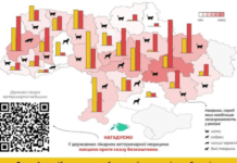 Дніпропетровщина посіла перше місце за кількістю хворих на сказ тварин