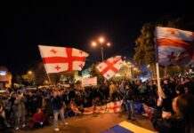 У столиці Грузії знову відбувається акція протесту