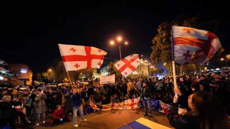 У столиці Грузії знову відбувається акція протесту