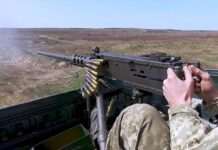 Нацгвардійці збили крилату ракету з кулемета Browning (відео)