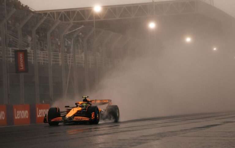 Норріс виграв дощову кваліфікацію в Сан-Паулу з провалом “Ред Булла”