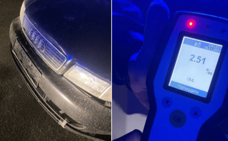 Не мав права керування авто й сів за кермо нетверезим: патрульні Дніпра виявили водія-порушника і притягнули до відповідальності