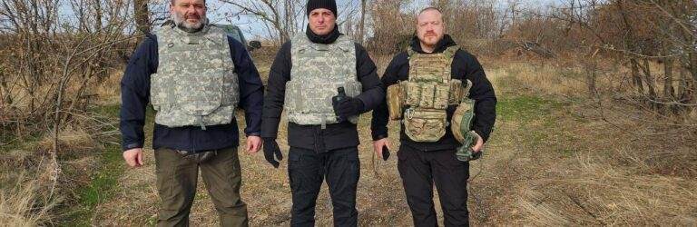 Андрій Білоусов із волонтерами відвідав бійців ТРО Кам’янського