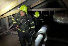 Загоряння дитячої поліклініки в Києві: у ДСНС показали наслідки атаки “Шахедів”