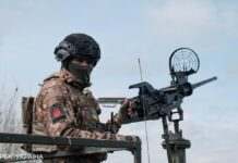 У Київській області працює ППО по російських дронах