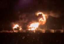 Влада Смоленської області РФ заявила про пожежу на нафтобазі після атаки дронів