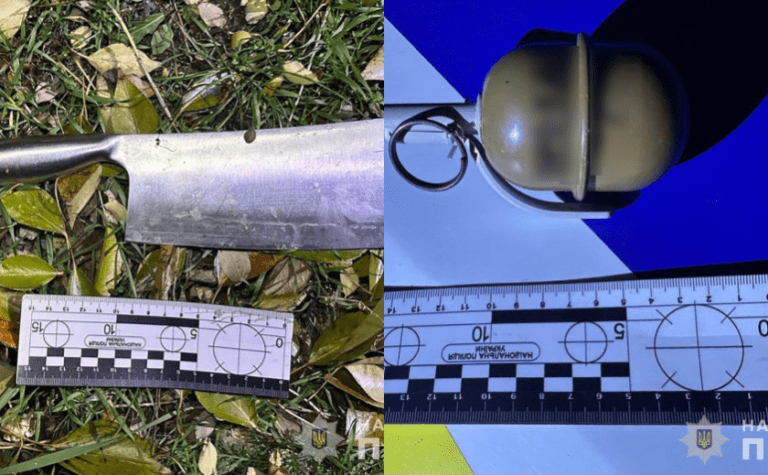 Погрожував ножем-сокирою і гранатою: запорізькі поліцейські затримали чоловіка, який вчинив хуліганство та грабіж у супермаркеті