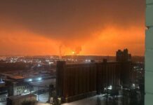 У Брянську через атаку дронів горить нафтобаза корпорації “Транснєфть”