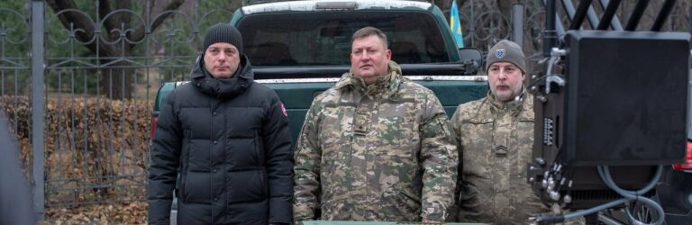 Батальйону ТРО Кам’янського району передали антидронові рушниці та РЕБ «Кракен»