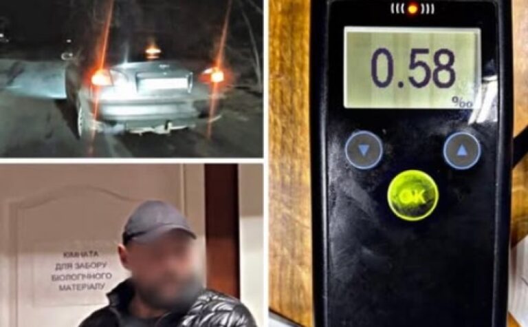 Водій позбавлений права керування сів за кермо напідпитку: патрульні склали на чоловіка відповідні адміністративні матеріали