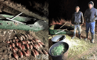 Незаконний улов на 70 тис. гривень: на Дніпропетровщині викрили двох браконьєрів