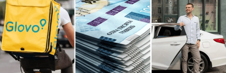 Нові податки для кур’єрів і водіїв: як це вплине на Glovo, Bolt та Uklon