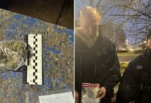 Поліція охорони Кривого Рогу затримала чоловіка з наркотичними засобами