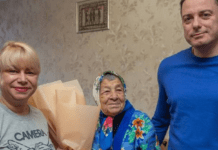 Андрій Білоусов привітав зі 100-річчям мешканку Кам’янського Ганну Захарівну Мельнік