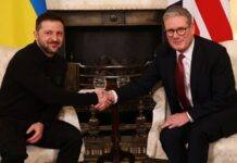 Через день після суперечки в Білому домі Зеленський прибув на зустріч із прем’єром Британії