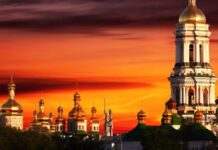 На куполі одного з храмів Києво-Печерської лаври частково завалився хрест – ДСНС