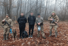 У горах Закарпаття затримали групу втікачів на чолі з 78-річним переправником