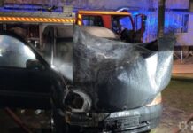 Слідчі Криворіжжя скерували до суду справу відносно підлітків, які підпалили автомобіль військового