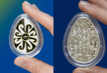 До Великодня НБУ випустив 10-гривневу монету у вигляді писанки