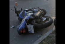 У Кам’янському «Таврія» зіткнулася з мотоциклістом: подробиці ДТП