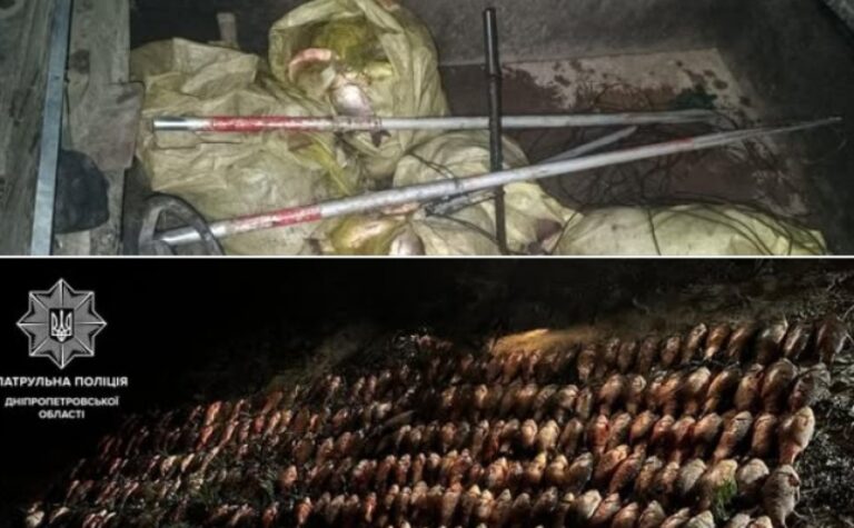 Водний патруль Дніпропетровщини виявив рибалок-браконьєрів