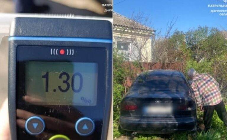 Нетверезий керманич скоїв ДТП у Дніпрі: порушника притягнули до відповідальності