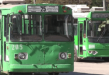 18 тролейбусів пошкоджені після російського удару по депо в Харкові