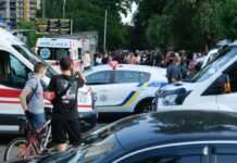 У поліції показали кадри перших хвилин з місця обстрілів у Києві та Миколаєві