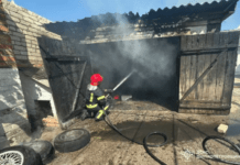 Криворізький район: вогнеборці ліквідували займання на території приватного домоволодіння