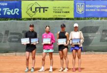 Кам’янські тенісистки вибороли нагороди на “Ukrainian Open U14”