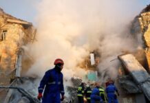 Внаслідок удару РФ по Києву знищено відділення «Укрпошти» (фото)