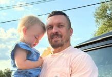 Олександр Усик показався в обіймах з молодшою донькою: зворушливі фото