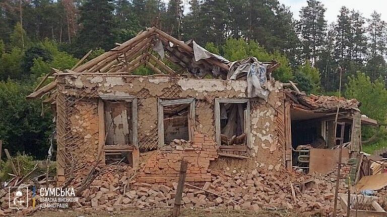 Сумщина: через атаку російського дрона поранений цивільний