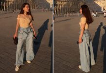 Як виглядають наймодніші джинси на осінь 2025: приклад від Раміни