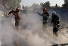 Постраждалий на пожежі: з’явилось відео руйнувань на Вінниччині після масованої атаки