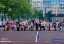 У Камʼянському на Лівобережжі пройшли дитячі змагання з тенісу