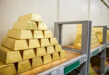 Ціни на золото впали до тритижневого мінімуму