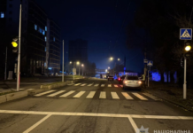 Поліція Запоріжжя розшукує водія, який збив пішохода та втік з місця ДТП