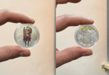 НБУ презентував нову срібну монету «Архангел Михаїл»