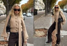 Наймодніший кардиган зими 2025: тренд із шарфом, що підкорив fashion-світ