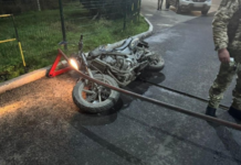 Ще одна спроба втечі: прикордонники затримали мотоцикліста, який намагався прорватися через кордон на великій швидкості