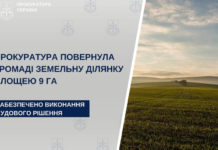 Прокуратура Запоріжжя повернула громаді земельну ділянку площею 9 га