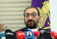 Суд у Вірменії заарештував голову канцелярії Вірменської апостольської церкви
