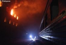 Російські БпЛА масовано атакують Суми, виникли проблеми з електрикою – ОВА