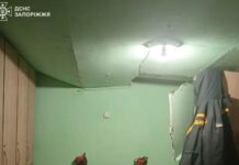 Внаслідок російського удару пошкоджено пожежно-рятувальну частину у Запорізькому районі