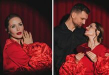 До Дня закоханих: Денисенко з’явилася в неочікуваному образі поруч з коханим (фото)