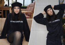 Total black з акцентом: Софія Шамія показала стильний міський образ