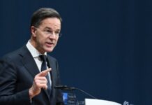 Рютте прибув до України і виступив у Верховній Раді на тлі удару РФ