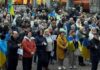 Громада Вупперталя, міста-побратима Кам’янського, провела мітинг солідарності до річниці повномасштабної війни