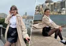 “Лук” блогерки Даші Євтух з тренчем: 5 помилок, що псують фігуру